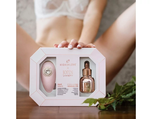 HIGHONLOVE - akkus csiklóizgató és stimuláló csepp ajándékszett