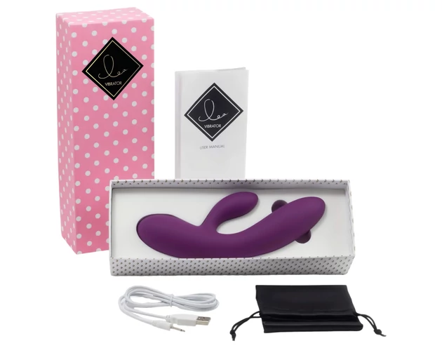 FEELZTOYS Lea - akkus, G-pont vibrátor (mályva)