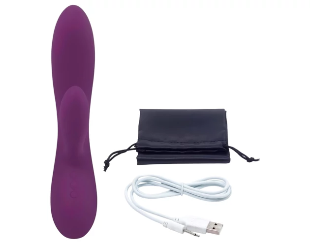 FEELZTOYS Lea - akkus, G-pont vibrátor (mályva)