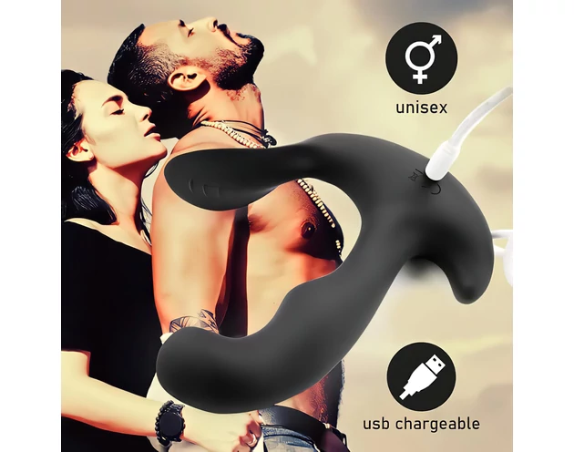 FEELZTOYS Black Jamba - rádiós, melegítő anál vibrátor (fekete)