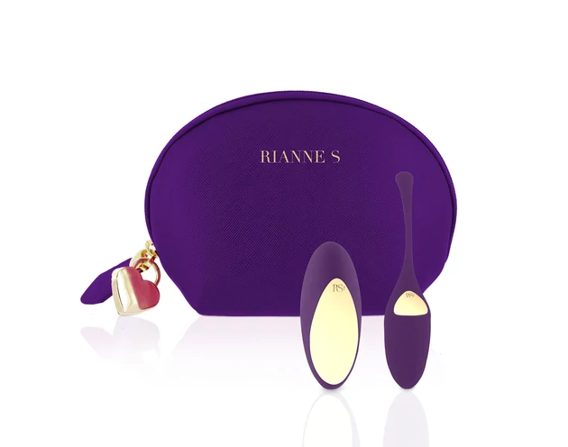 Rianne Essentials Pulsy - akkus, rádiós vibrációs tojás (lila)