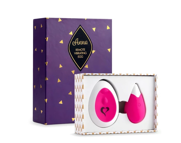 FEELZTOYS Anna - akkus, rádiós vibrációs tojás (pink)