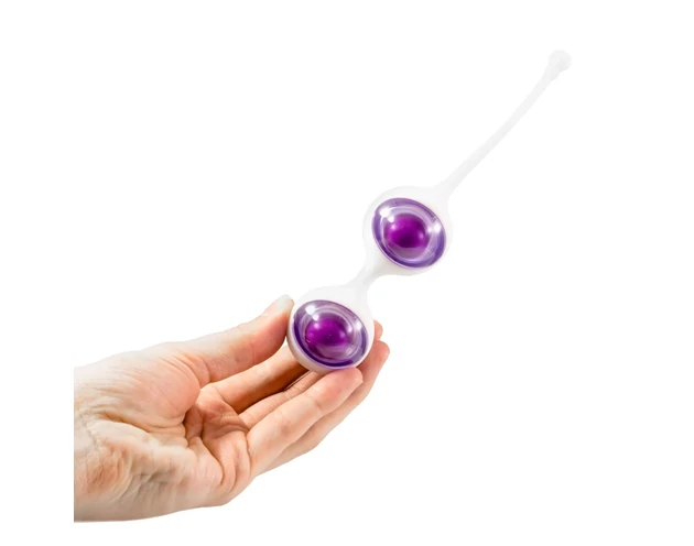 FEELZTOYS Jena - variálható gésagolyó szett (pink-lila)