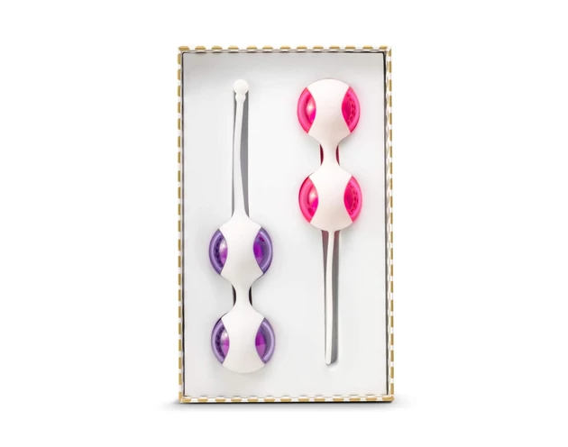 FEELZTOYS Jena - variálható gésagolyó szett (pink-lila)