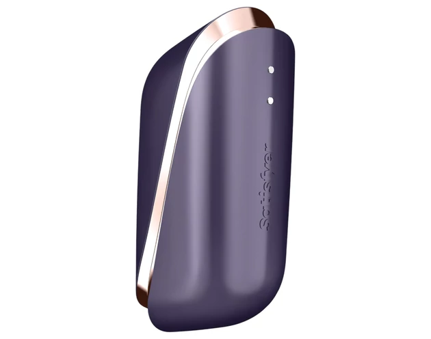 Satisfyer Traveler - utazó akkus csiklóizgató (fekete-fehér)