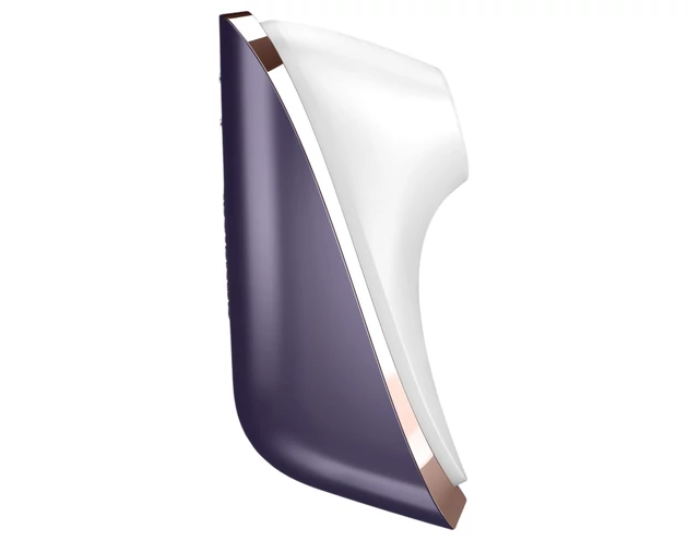 Satisfyer Traveler - utazó akkus csiklóizgató (fekete-fehér)