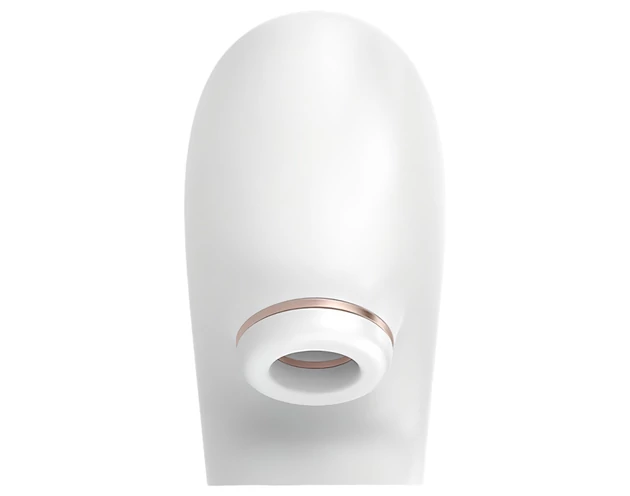 Satisfyer Pro 4 Couples - akkus léghullámos párvibrátor (fehér)