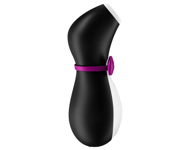 Satisfyer Penguin - akkus, vízálló csiklóizgató (fekete-fehér)