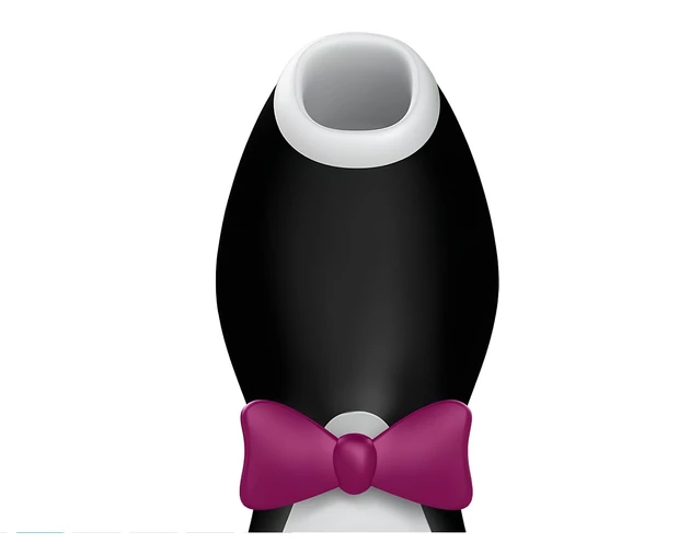 Satisfyer Penguin - akkus, vízálló csiklóizgató (fekete-fehér)