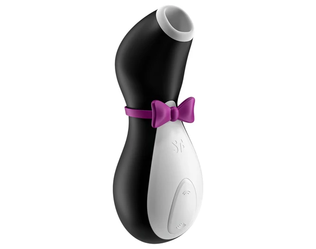 Satisfyer Penguin - akkus, vízálló csiklóizgató (fekete-fehér)