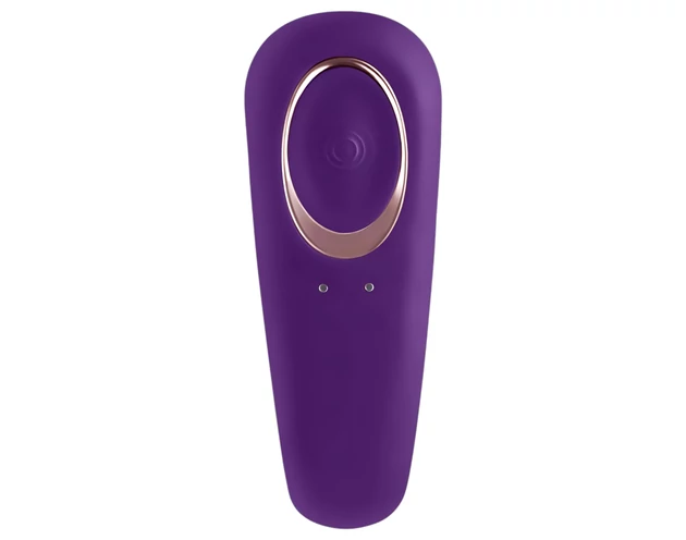 Satisfyer Double Classic - vízálló, akkus párvibrátor (lila)