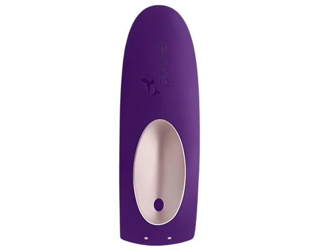 Satisfyer Double Plus Remote - rádiós, akkus párvibrátor (lila)
