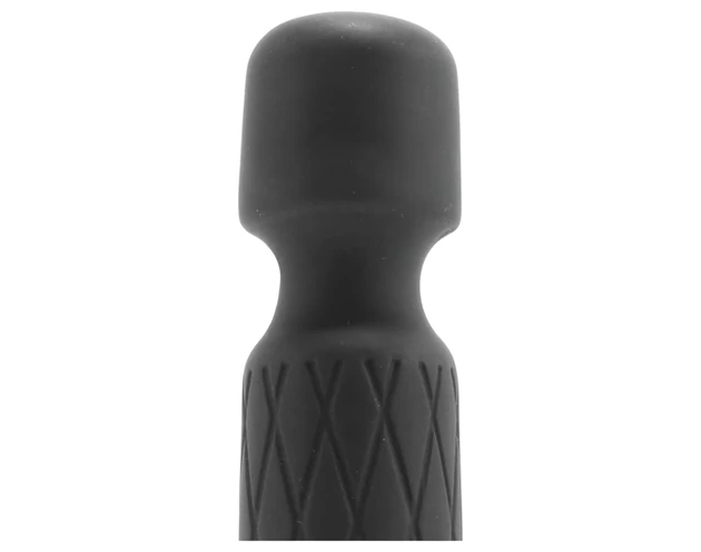Bodywand Luxe - akkus, mini masszírozó vibrátor (fekete)