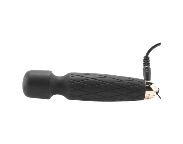 Bodywand Luxe - akkus, mini masszírozó vibrátor (fekete)