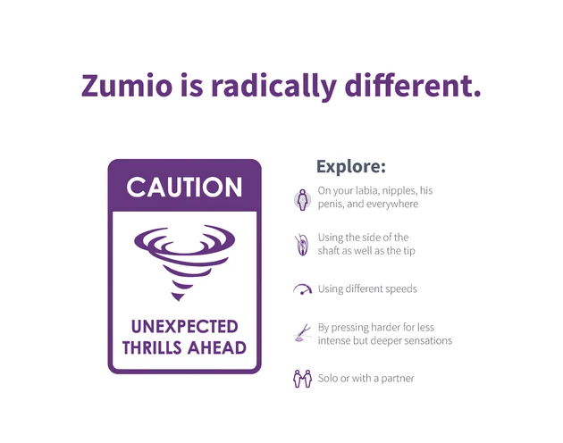 Zumio Soft - akkus csikló vibrátor (lila)