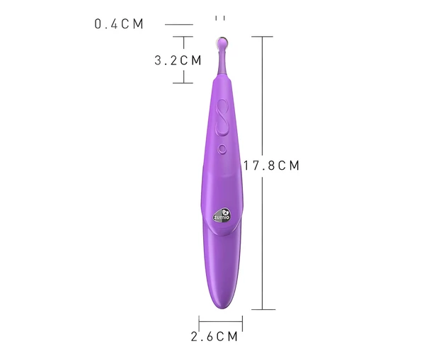 Zumio Soft - akkus csikló vibrátor (lila)