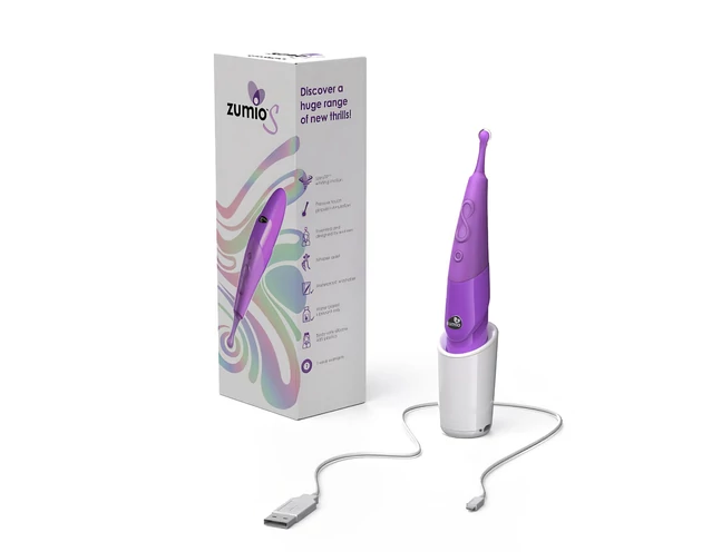 Zumio Soft - akkus csikló vibrátor (lila)