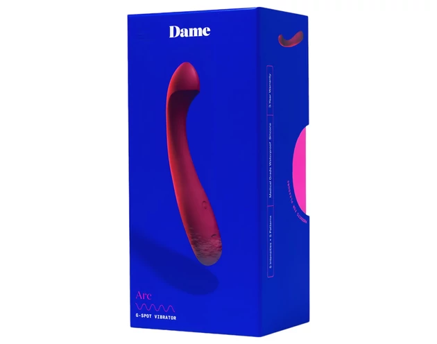 Dame Arc - akkus G-pont vibrátor (rózsaszín)