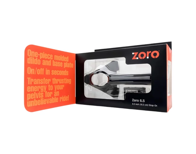 Perfect Fit ZORO 6.5- felcsatolható dildó (16,5cm) - fekete