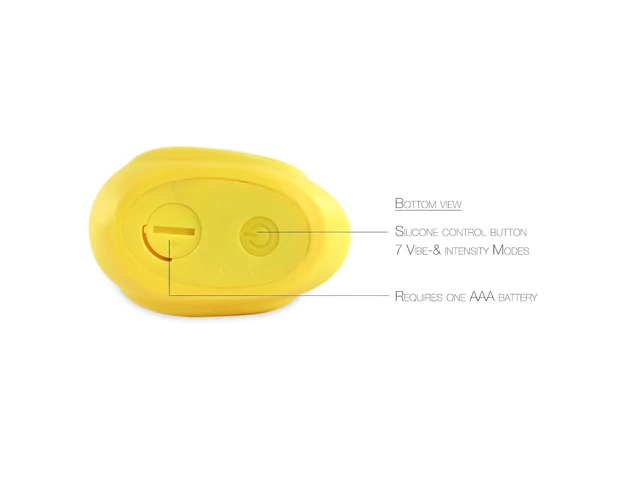 My Duckie 2.0 - kacsa vízálló csikló vibrátor (sárga)