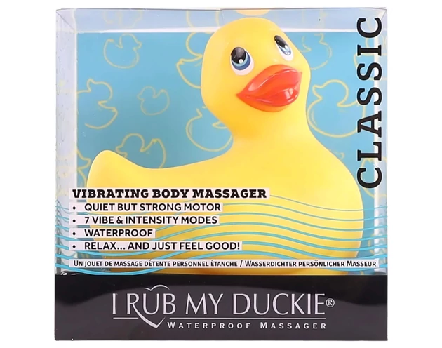 My Duckie 2.0 - kacsa vízálló csikló vibrátor (sárga)