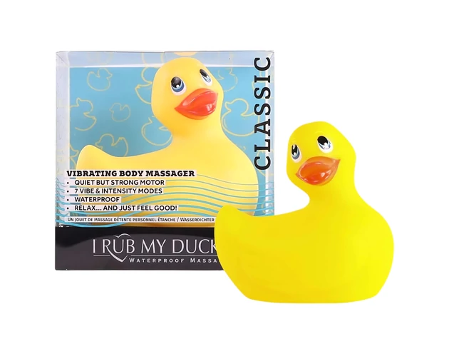 My Duckie 2.0 - kacsa vízálló csikló vibrátor (sárga)