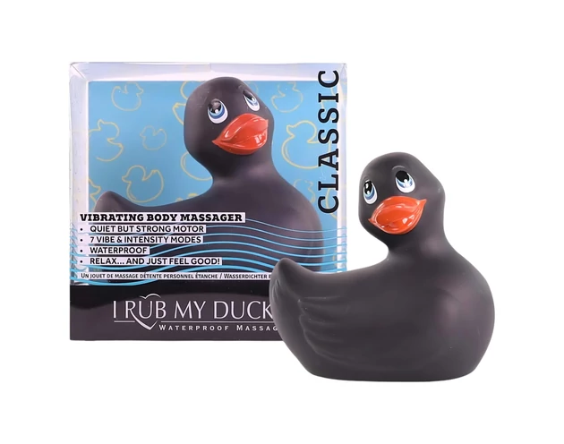 My Duckie 2.0 - kacsa vízálló csikló vibrátor (fekete)