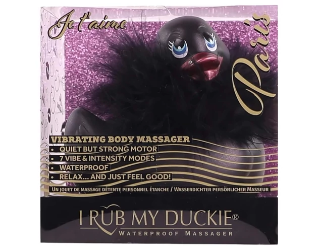 My Duckie Paris 2.0 - csikló vibrátor (fekete)