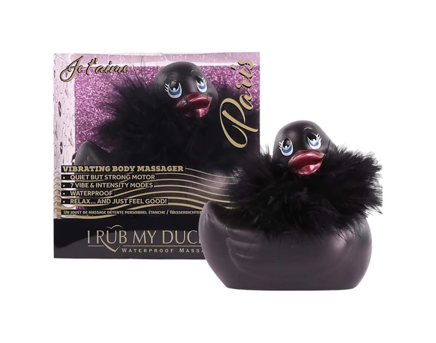 My Duckie Paris 2.0 - csikló vibrátor (fekete)