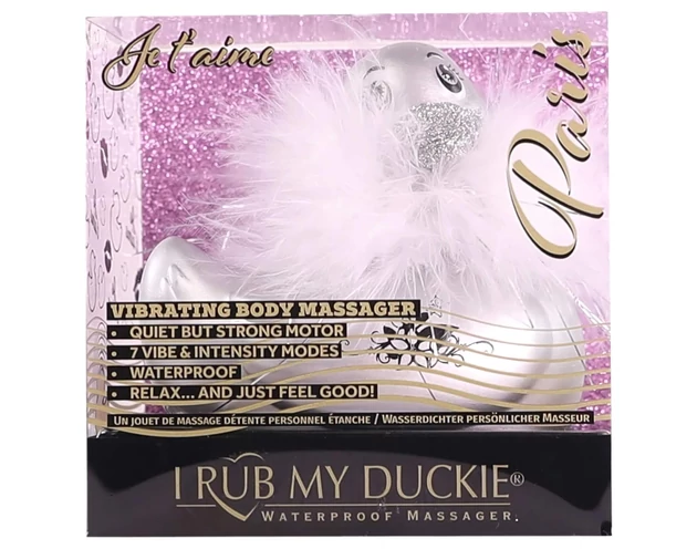 My Duckie Paris 2.0 - csikló vibrátor (ezüst)