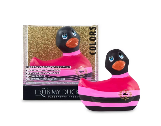My Duckie Colors 2.0 - vízálló csiklóvibrátor (fekete-pink)