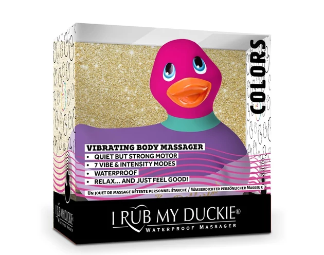 My Duckie Colors 2.0 - vízálló csiklóvibrátor (lila-pink)