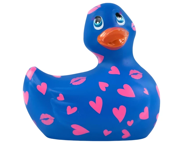 My Duckie Romance 2.0 - vízálló csikló vibrátor (kék-pink)