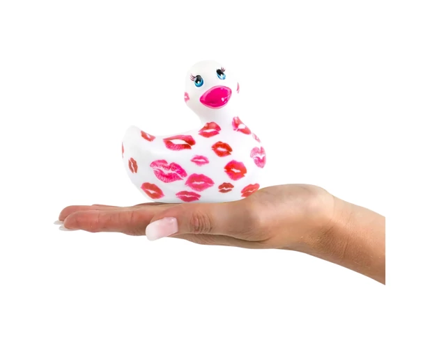 My Duckie Romance 2.0 - vízálló csikló vibrátor (fehér-pink)