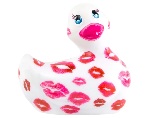 My Duckie Romance 2.0 - vízálló csikló vibrátor (fehér-pink)