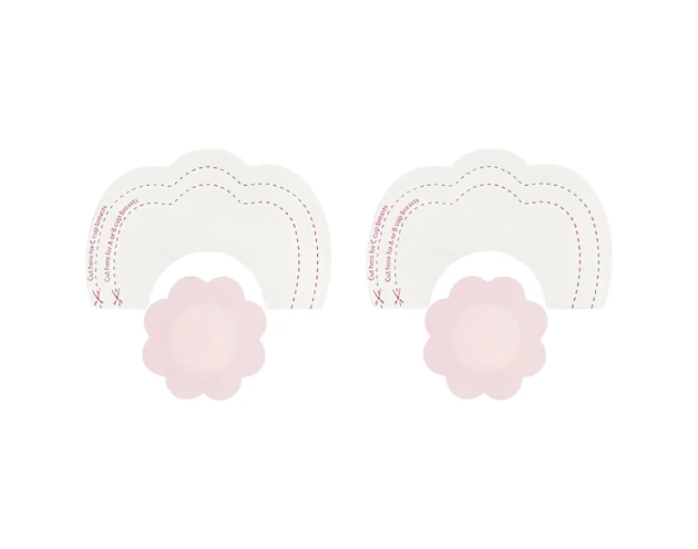 Bye Bra A-C - láthatatlan mellemelő tapasz - pink (3 pár)