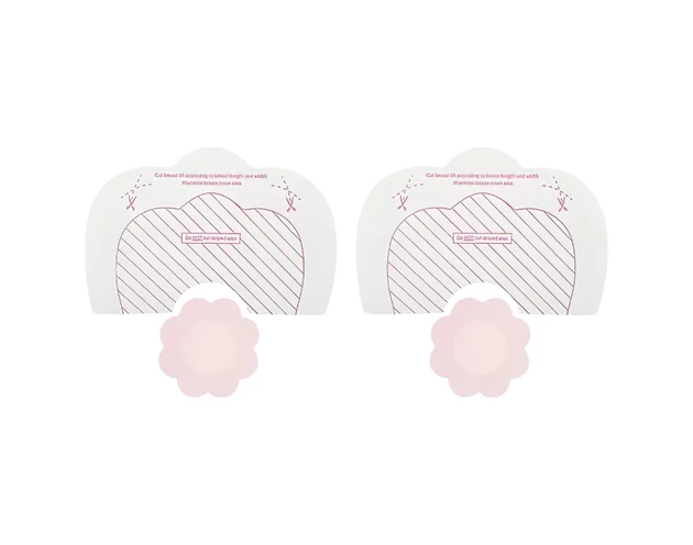 Bye Bra F-H - láthatatlan mellemelő - pink (3 pár)