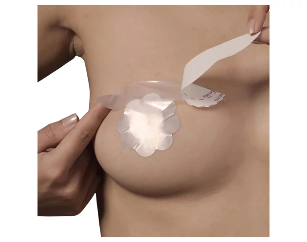 Bye Bra F-H - láthatatlan mellemelő - pink (6db)