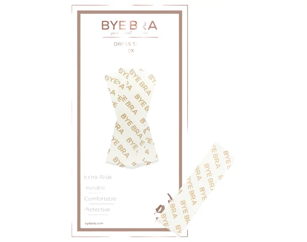 Bye Bra - kétoldalas ruharögzítő szalag (20db)