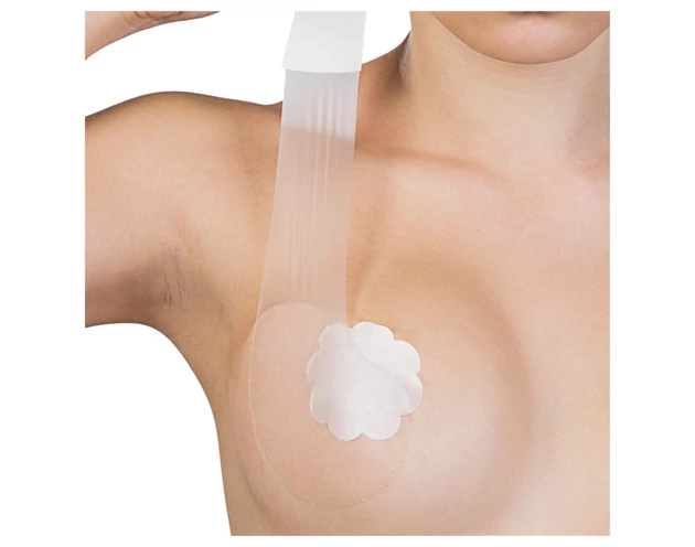 Bye Bra Perfect A-F - láthatatlan mellemelő tapasz - nude (6 pár)