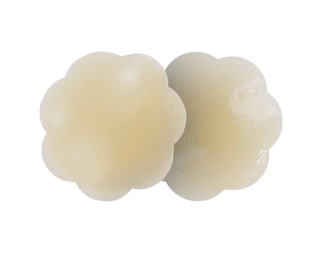 Bye Bra - virág mellbimbó tapasz - natúr (2db)