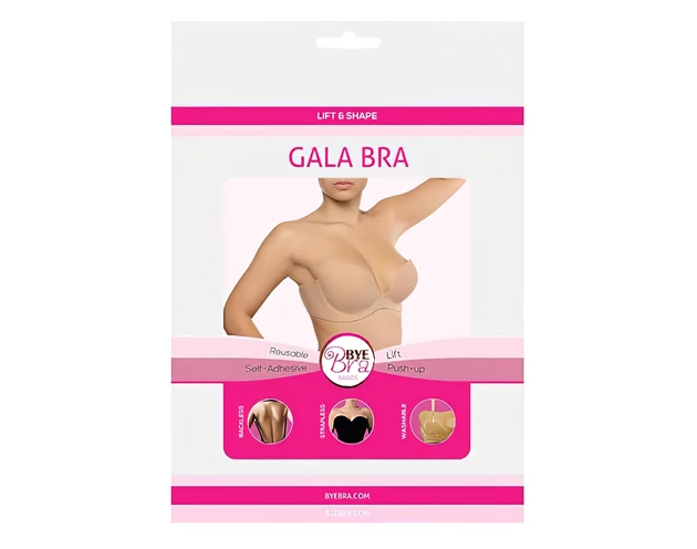 Bye Bra Gala D - rejtett Push-up melltartó (nude)