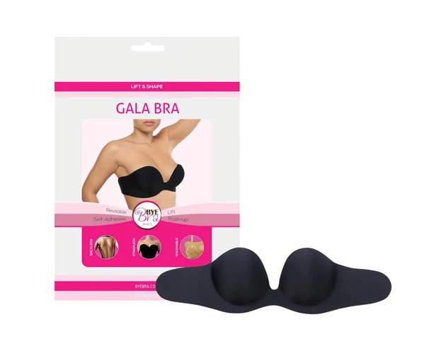 Bye Bra Gala B - rejtett Push-up melltartó (fekete)