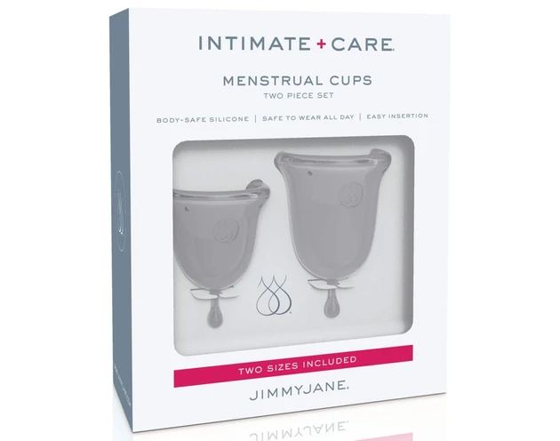 Jimmy Jane Menstrual Cup - menstruációs kehely szett (fehér)