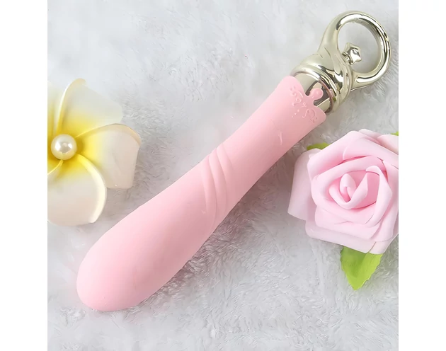 ZALO Courage Heating - akkus, luxus G-pont vibrátor (pink)