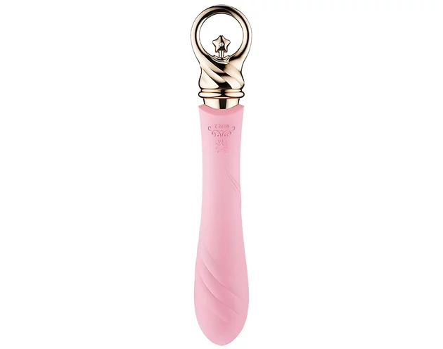 ZALO Courage Heating - akkus, luxus G-pont vibrátor (pink)