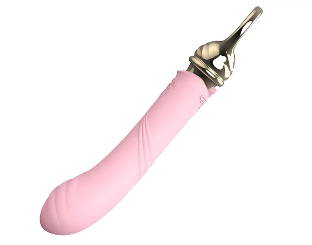 ZALO Courage Heating - akkus, luxus G-pont vibrátor (pink)