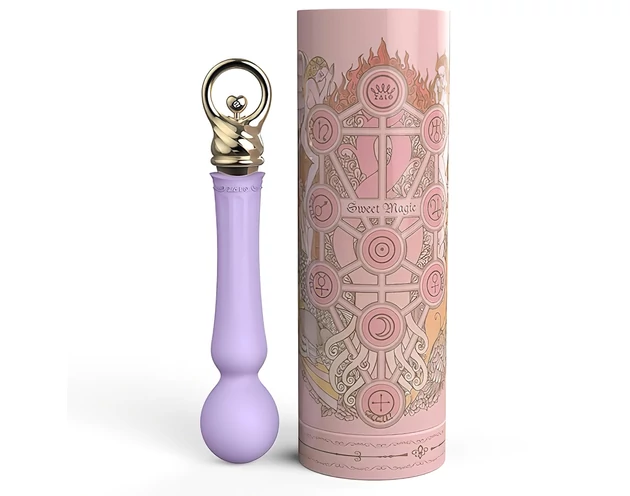 ZALO Confidence - akkus, luxus masszírozó vibrátor (lila)