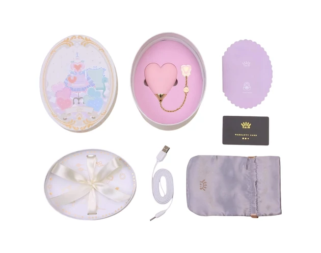 ZALO Baby Heart - okos vízálló csikló vibrátor (viola)