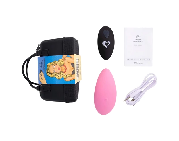 FEELZTOYS Panty - akkus, rádiós csikló vibrátor (pink)